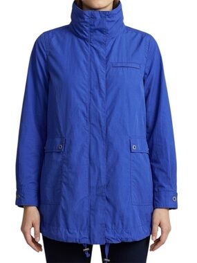 Eileen Fisher Lightweight Anorak Jacket Blue Size XL